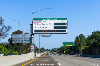 ExpressLanes in Los Angeles, U.S.
